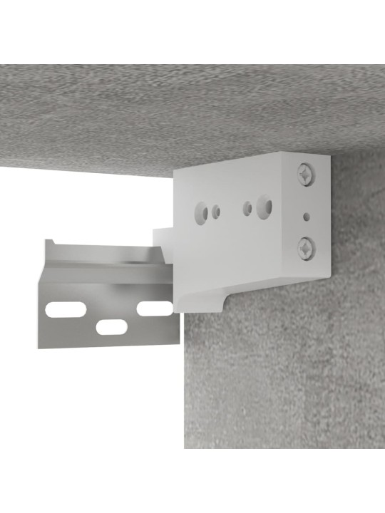 Závěsné TV skříňky 3 ks betonově šedé 60x30x30 cm