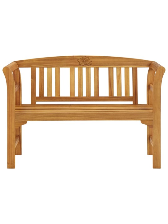 Zahradní lavice 114 cm masivní akáciové dřevo