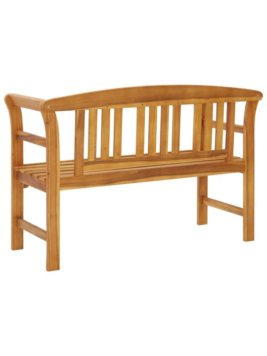 Zahradní lavice 114 cm masivní akáciové dřevo
