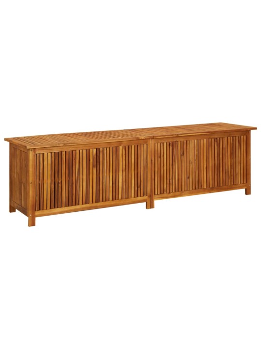 Zahradní úložný box 200 x 50 x 58 cm masivní akáciové dřevo