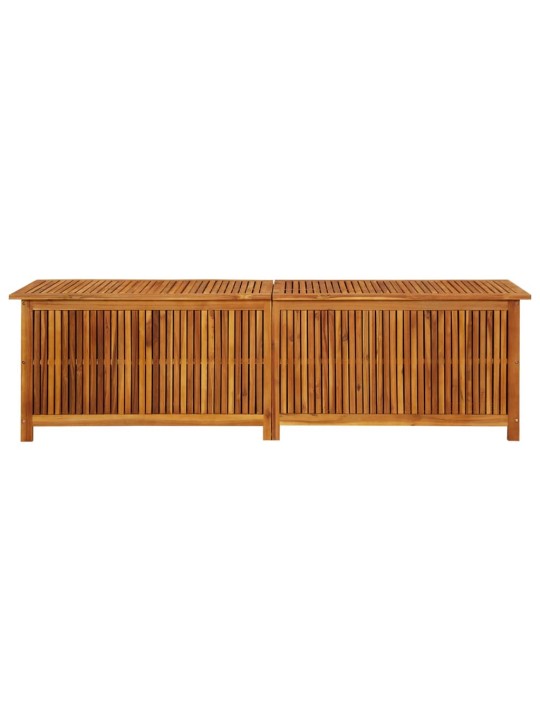 Zahradní úložný box 200 x 50 x 58 cm masivní akáciové dřevo