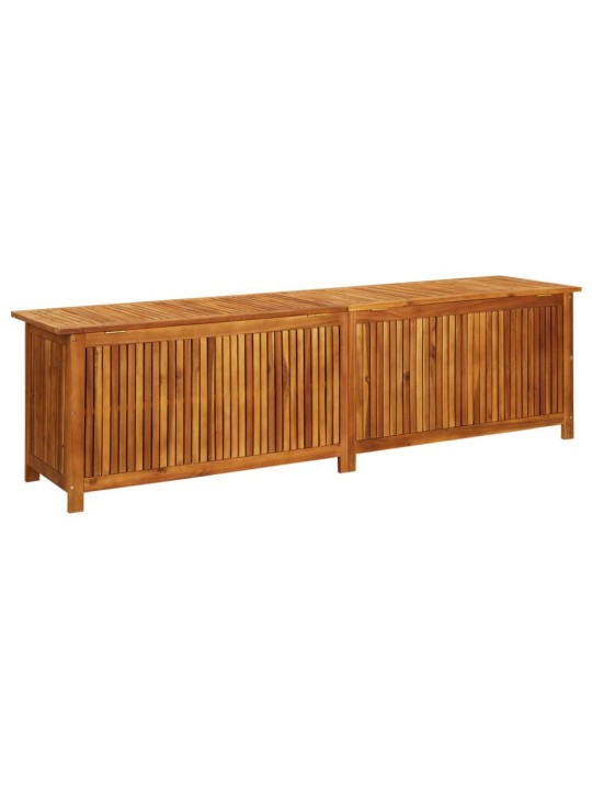 Zahradní úložný box 200 x 50 x 58 cm masivní akáciové dřevo