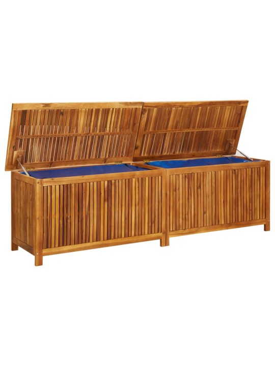 Zahradní úložný box 200 x 50 x 58 cm masivní akáciové dřevo