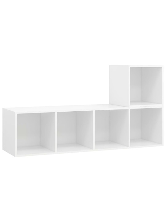 2dílný set tv skříněk bílý dřevotříska