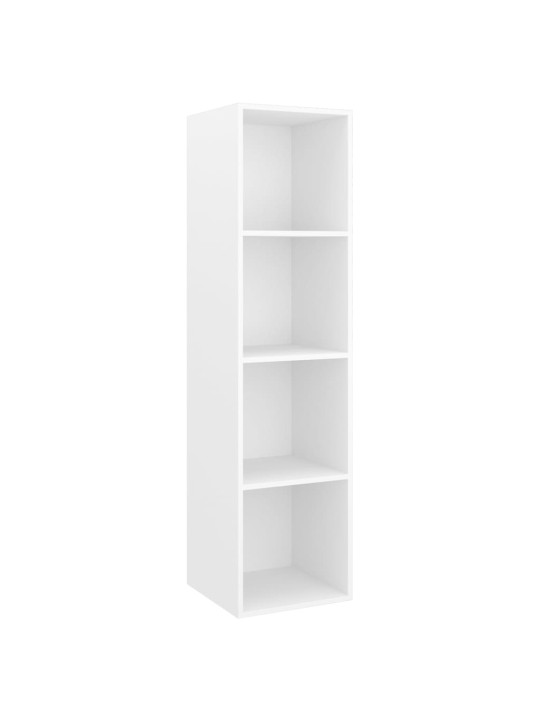 4dílný set TV skříněk bílý kompozitní dřevo
