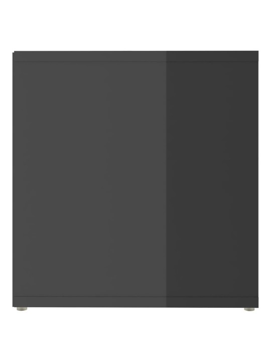 TV skříňky 2 ks šedé vysoký lesk 72x35x36,5 cm kompozitní dřevo