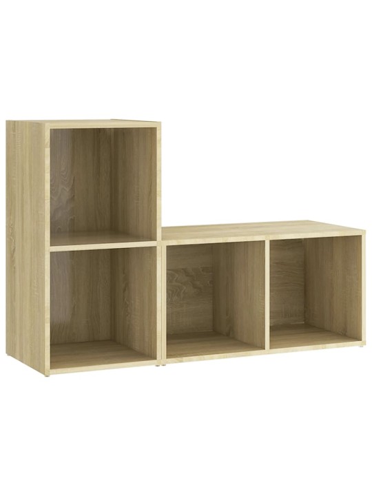 TV skříňky 2 ks dub sonoma 72 x 35 x 36,5 cm kompozitní dřevo