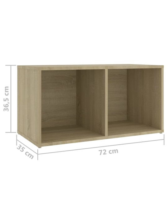 TV skříňky 4 ks dub sonoma 72 x 35 x 36,5 cm kompozitní dřevo