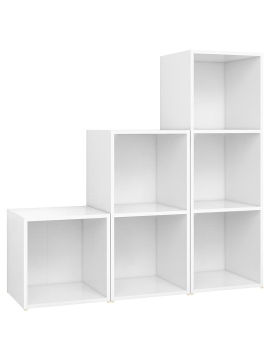 3dílný set tv skříněk bílý dřevotříska