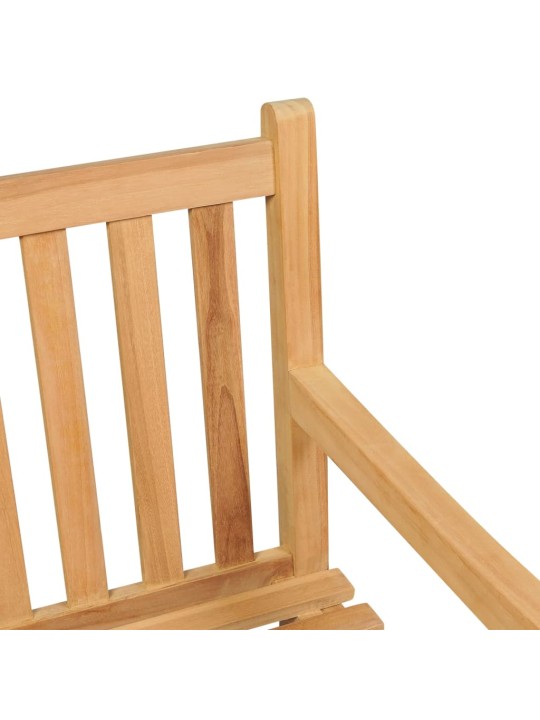 Zahradní lavice 114 cm masivní teakové dřevo
