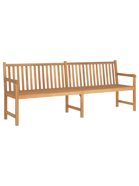 Zahradní lavice 228 cm masivní teakové dřevo
