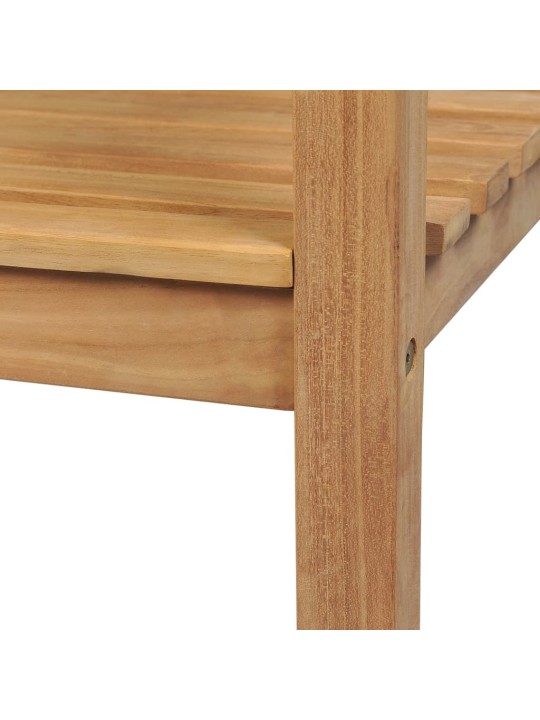 Zahradní lavice 228 cm masivní teakové dřevo