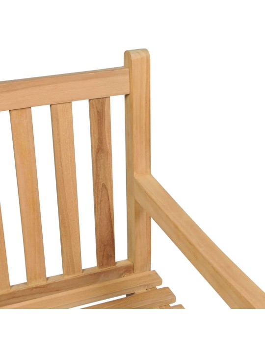 Zahradní lavice 228 cm masivní teakové dřevo