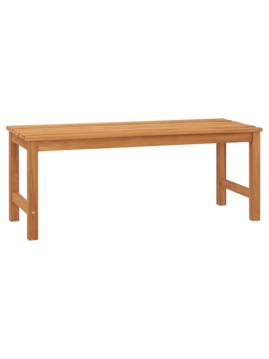 Zahradní lavice 114 cm masivní teakové dřevo