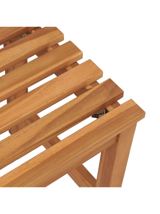 Zahradní lavice 114 cm masivní teakové dřevo