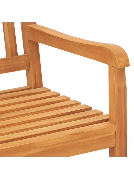 3místná zahradní lavice se stolkem 150 cm masivní teakové dřevo