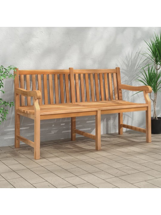 Zahradní lavice 150 cm masivní teakové dřevo