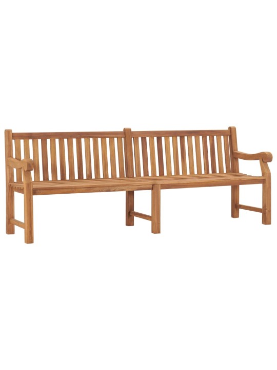 Zahradní lavice 228 cm masivní teakové dřevo