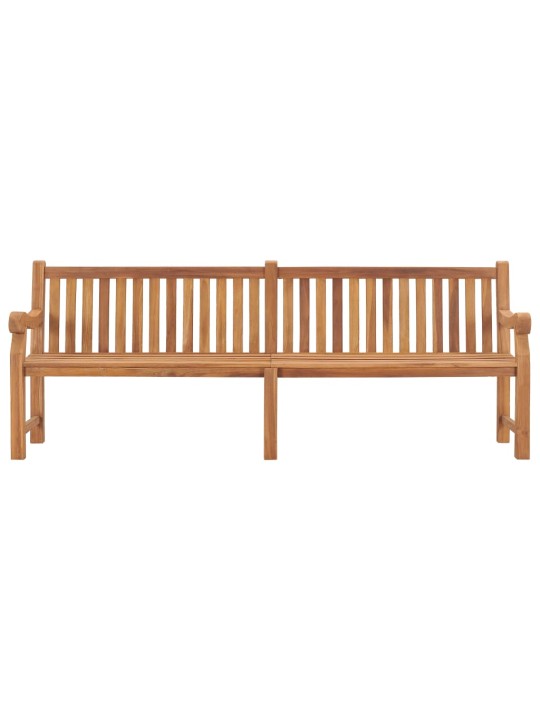 Zahradní lavice 228 cm masivní teakové dřevo
