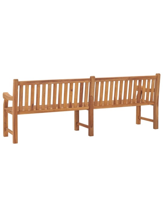 Zahradní lavice 228 cm masivní teakové dřevo