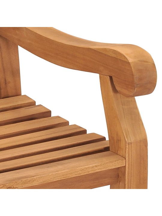 Zahradní lavice 228 cm masivní teakové dřevo