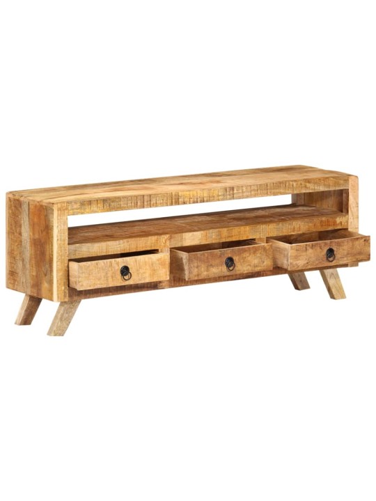 TV stolek 110 x 30 x 40 cm masivní mangovníkové dřevo