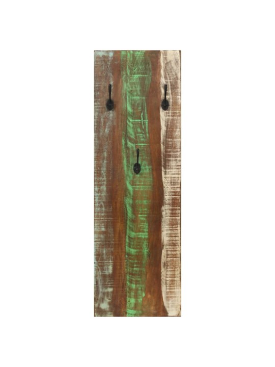 Nástěnné věšáky 2 ks 36 x 3 x 110 cm masivní recyklované dřevo