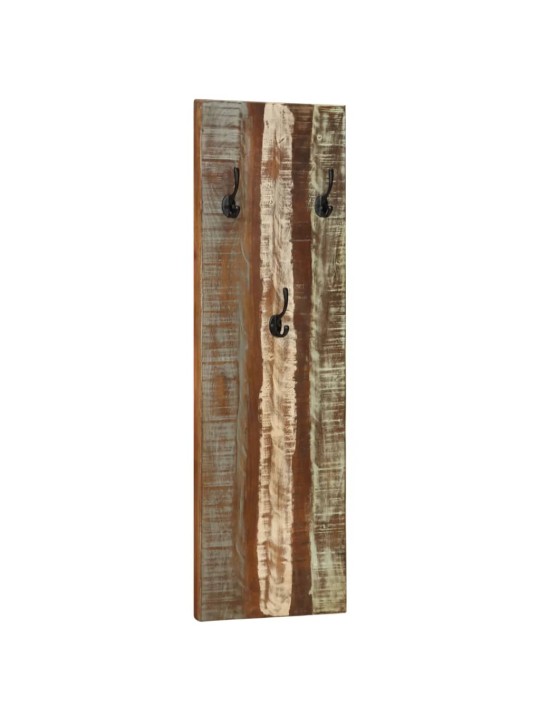 Nástěnné věšáky 2 ks 36 x 3 x 110 cm masivní recyklované dřevo