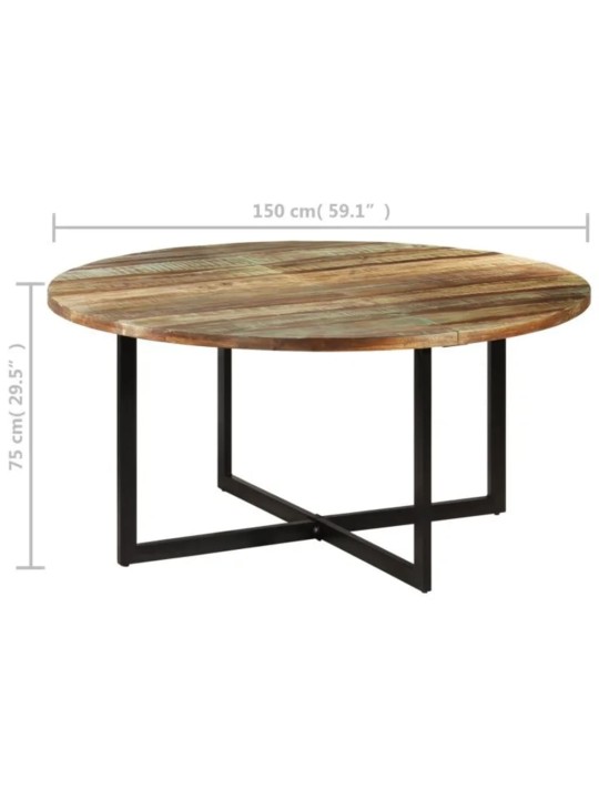Jídelní stůl 150 x 75 cm masivní recyklované dřevo