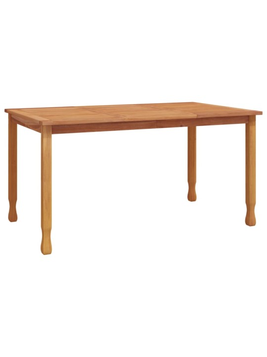 Zahradní jídelní stůl 150 x 90 x 75 cm masivní teak