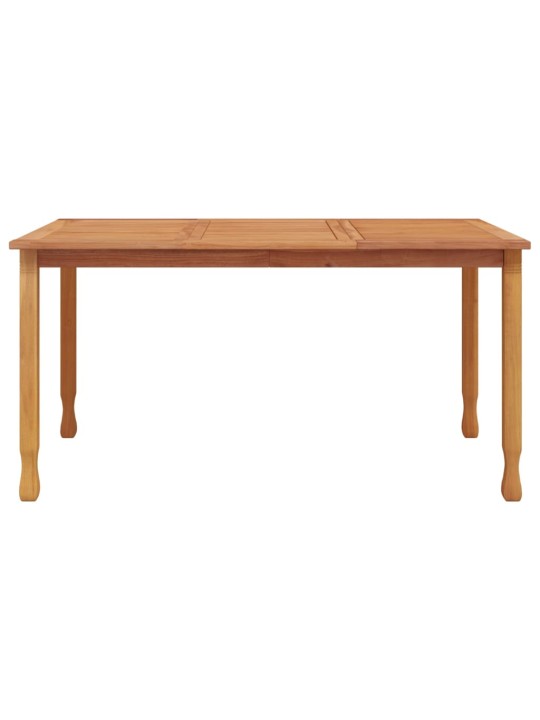 Zahradní jídelní stůl 150 x 90 x 75 cm masivní teak