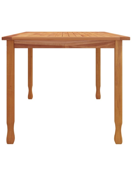 Zahradní jídelní stůl 150 x 90 x 75 cm masivní teak
