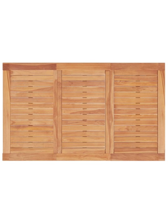 Zahradní jídelní stůl 150 x 90 x 75 cm masivní teak