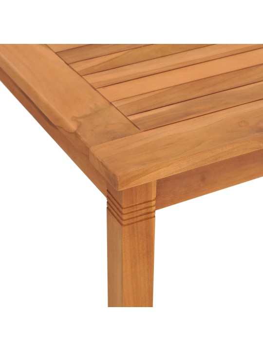 Zahradní jídelní stůl 150 x 90 x 75 cm masivní teak
