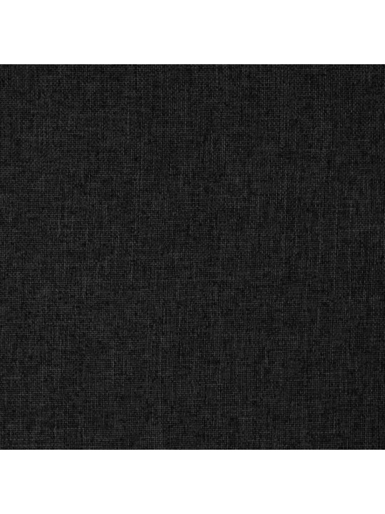 Otočná lenoška na podlahu černá textil