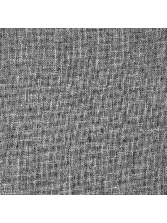Skládací lenoška na podlahu světle šedá textil