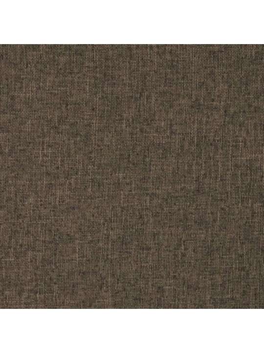 Skládací lenoška na podlahu hnědá textil