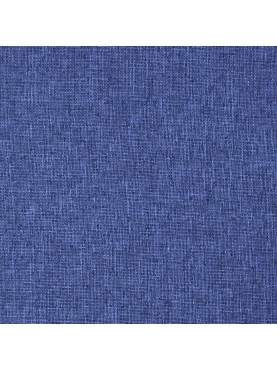 Skládací lenoška na podlahu modrá textil