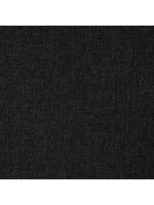 Skládací lenoška na podlahu černá textil