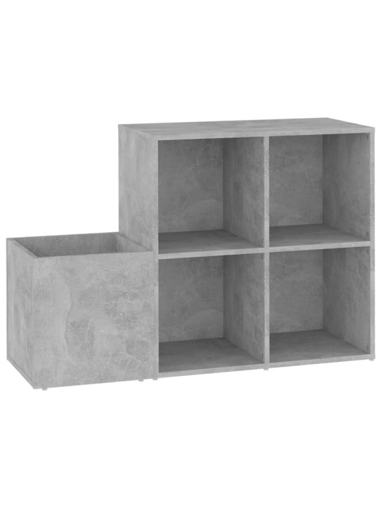 Botník do předsíně betonově šedý 105x35,5x70cm kompozitní dřevo