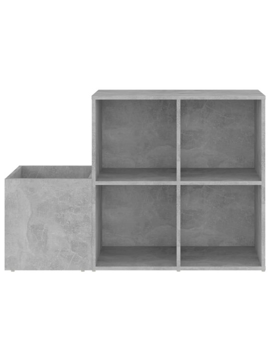Botník do předsíně betonově šedý 105x35,5x70cm kompozitní dřevo