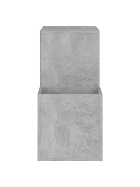 Botník do předsíně betonově šedý 105x35,5x70cm kompozitní dřevo
