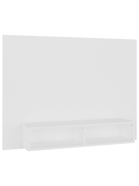 Nástěnná TV skříňka bílá 120 x 23,5 x 90 cm dřevotříska