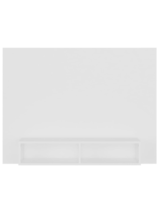 Nástěnná TV skříňka bílá 120 x 23,5 x 90 cm dřevotříska