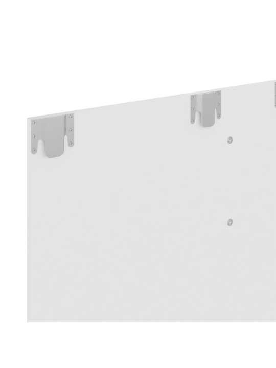 Nástěnná TV skříňka bílá 120 x 23,5 x 90 cm dřevotříska