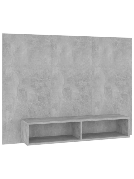 Nástěnná tv skříňka betonově šedá 120x23,5x90 cm dřevotříska