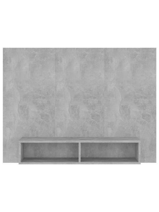 Nástěnná tv skříňka betonově šedá 120x23,5x90 cm dřevotříska