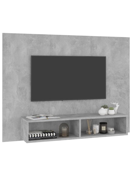 Nástěnná tv skříňka betonově šedá 120x23,5x90 cm dřevotříska
