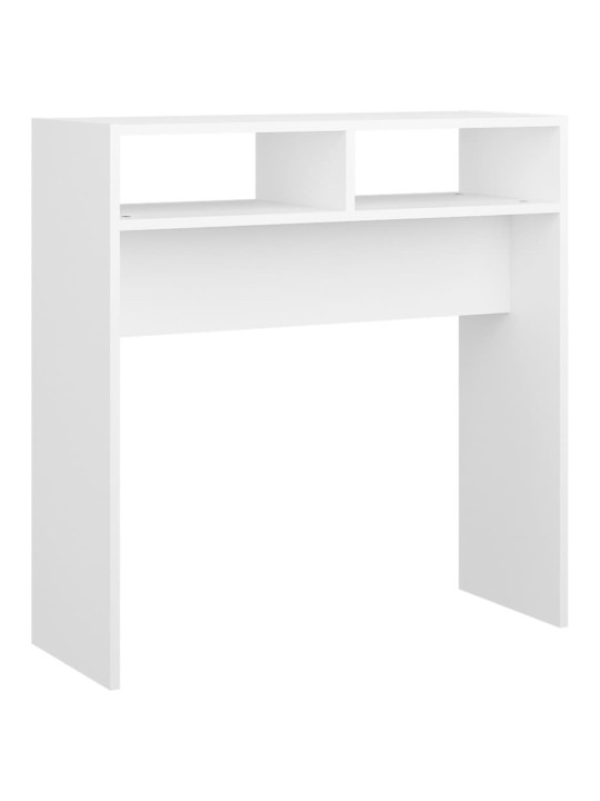Konzolový stolek bílý 78 x 30 x 80 cm kompozitní dřevo