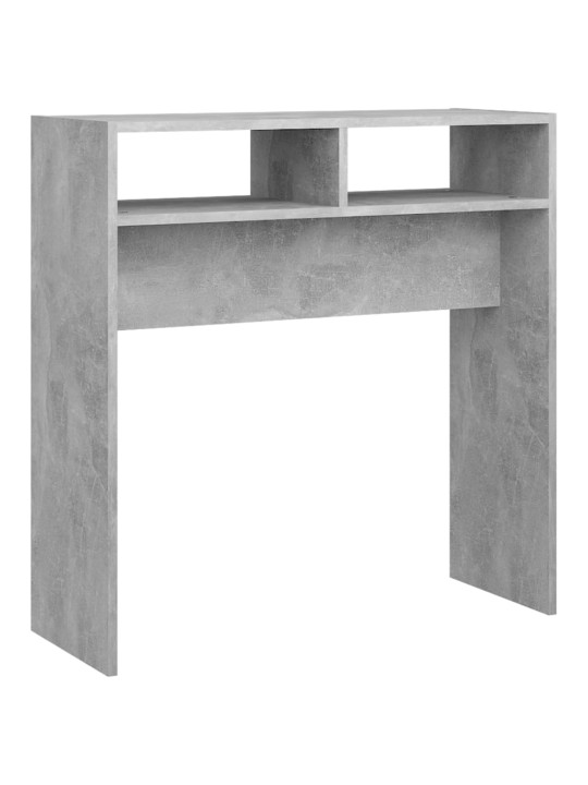 Konzolový stolek betonově šedý 78 x 30 x 80 cm kompozitní dřevo